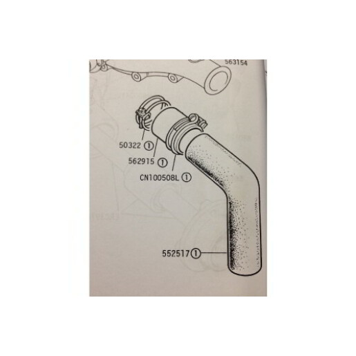 Furtun pompa apa 552517 Land Rover Series Furtun pompa apa 552517 Land Rover Series