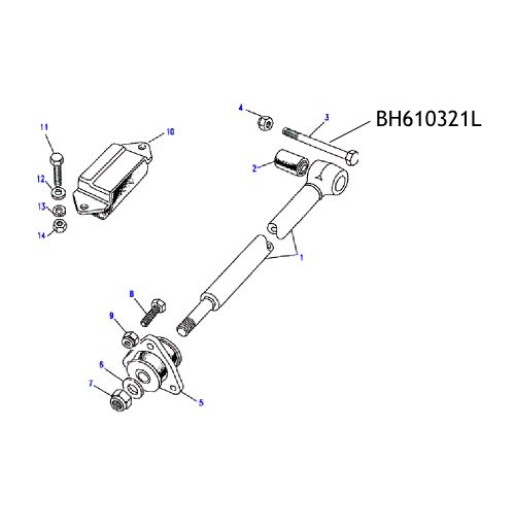 Surub suspensie Land Rover Defender Discovery 1 RR Classic BH610321