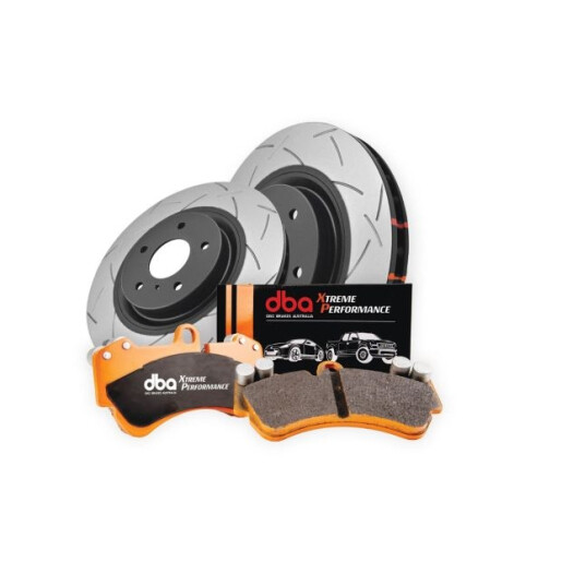 Set discuri si placute frana spate heavy-duty DBA Brakes Toyota Land Cruiser 200 2008-2015