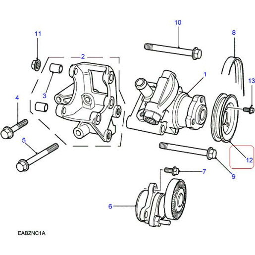 Fulie pompa directie PQR10020L Land Rover Freelander Fulie pompa directie PQR10020L Land Rover Freelander