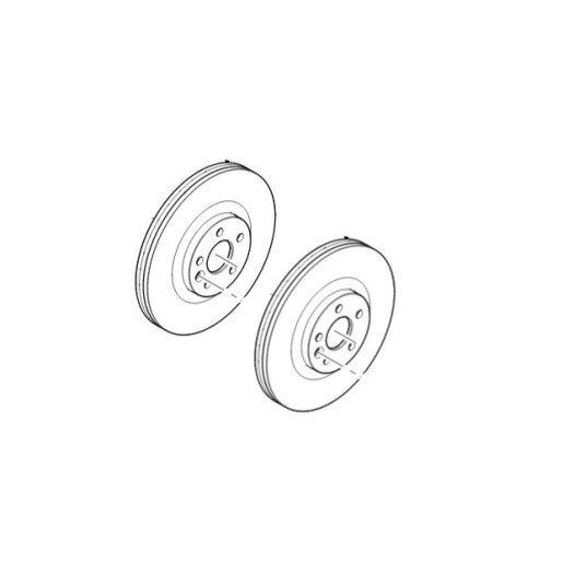 Discuri frana fata set Jaguar E-Pace J9C2136