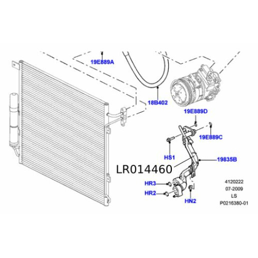 Conducta Aer Conditionat Discovery 3  Discovery 4  LR014460 Conducta Aer Conditionat Discovery 3  Discovery 4  LR014460