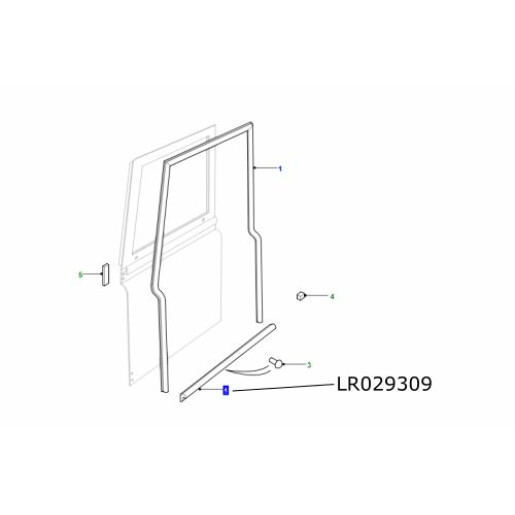 Cheder inferior usa fata LR Defender de la 2007 LR029309