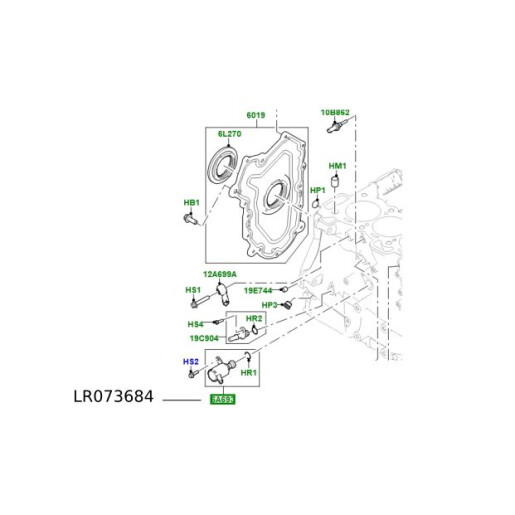 Valva pompa ulei Range Rover Ingenium 2.0 diesel LR073684 AJ813393 Valva pompa ulei Range Rover Ingenium 2.0 diesel LR073684 AJ813393