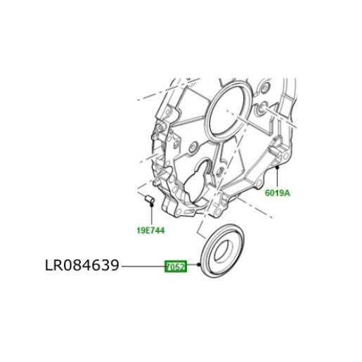 Simering arbore cotit vibrochen Range Rover Jaguar LR084639 JDE39481 Simering arbore cotit vibrochen Range Rover Jaguar LR084639 JDE39481