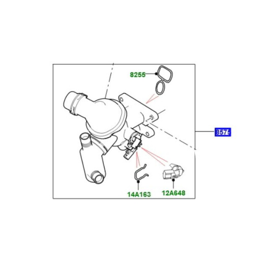 Termostat Range Rover Ingenium LR105974 JDE40345 Termostat Range Rover Ingenium LR105974 JDE40345