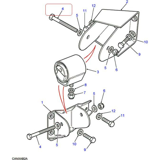 Surub tampon motor BH112261L Land Rover Discovery Surub tampon motor BH112261L Land Rover Discovery