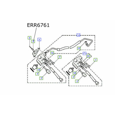 Oring regulator combustibil TD5 Defender Discovery ERR6761