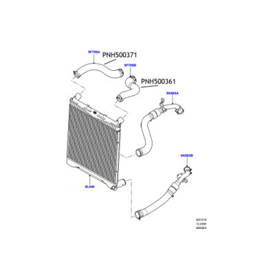 Furtun intercooler Range Rover PNH500361