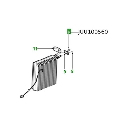 Oring Aer Conditionat calorifer Land Rover Freelander 2001-2002 JUU100560