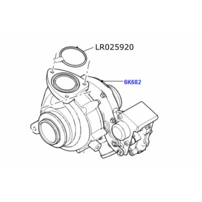 Garnitura turbina motor 2200cc diesel LR Freelander 2 Discovery Sport Range Rover Evoque LR025920