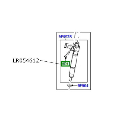 Oring retur injector LR Freelander 2 Discovery 4 si Sport Range Rover L405 Sport si Evoque LR054612