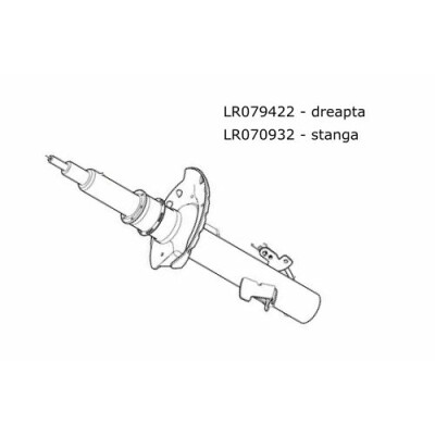 Amortizor suspensie fata stanga RR Evoque LR070932