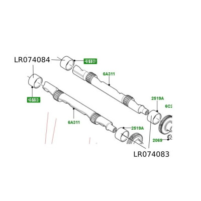 Rulment spate ax balansier 2000cc Discovery Sport RR Evoque si Sport LR074083 