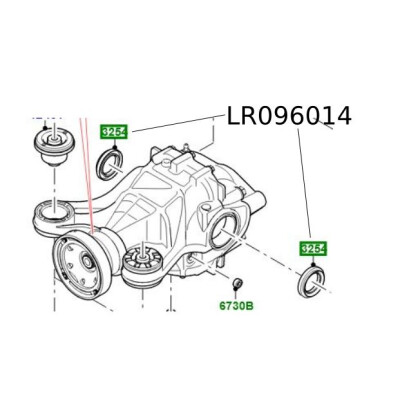 Simering planetara spate Range Rover Velar 2.0L LR096014
