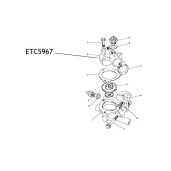 Carcasa termostat ETC5967 Land Rover Discovery Defender Range Rover