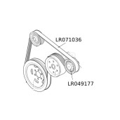 Rola ghidaj transmisie Range Rover L405 si Sport 3.0cc diesel LR049177