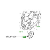 Simering arbore cotit vibrochen Range Rover Jaguar LR084639 JDE39481