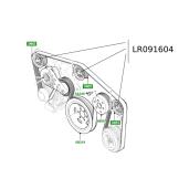 Rola ghidaj transmisie Range Rover Velar 3.0V6 diesel LR091604
