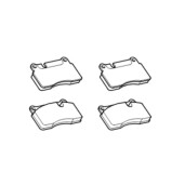 Placute frana fata Defender de la 2020 Discovery 5 Range Rover L405 si Sport LR138646