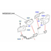 Scut termic esapament LR Discovery 3 si 4  WEB500144
